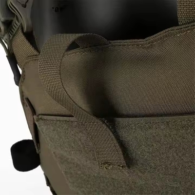 Estilo de lançamento rápido Colete Camo Peito Modular Conjunto para ar livre Jogo de paintball respirável