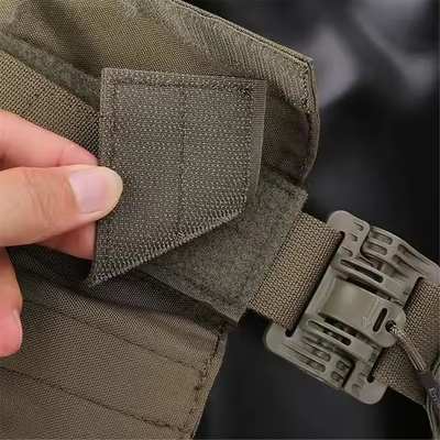 Estilo de lançamento rápido Colete Camo Peito Modular Conjunto para ar livre Jogo de paintball respirável