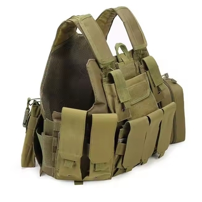 Equipamento tático Camuflagem de proteção Tiro de caminhada Oxford Multifuncional portador de placas colete tático