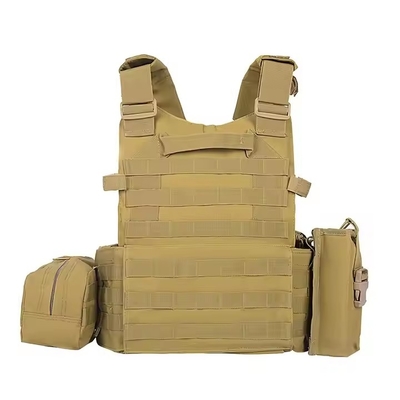 Equipamento tático Camuflagem de proteção Tiro de caminhada Oxford Multifuncional portador de placas colete tático