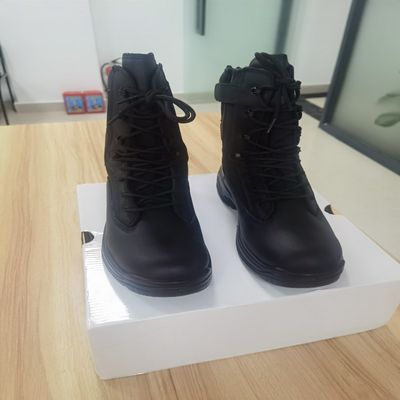 Botas de combate antiderrapante e leves com sola externa de borracha
