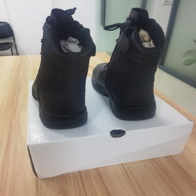 Botas de combate antiderrapante e leves com sola externa de borracha