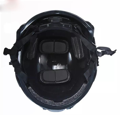 Capa de incêndio florestal de Kevlar de fibra de aramida de alta densidade com sistema rápido de núcleo operacional, concha UHMWPE e capacete tático Mich